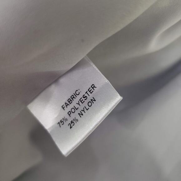 Shin Choi Dress Beige Minimalist Shift A Line Mini Shimmer Sleeveless Size Small - Picture 11 of 12